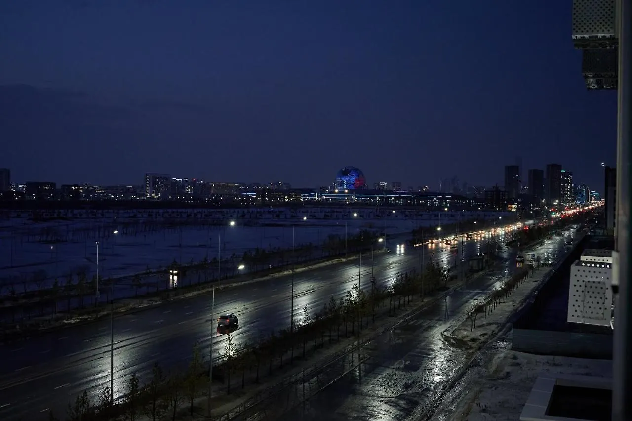 Однокомнатная С Видом На Мечеть В Жк Аман Apartment Nur-Sultan  Kazakhstan