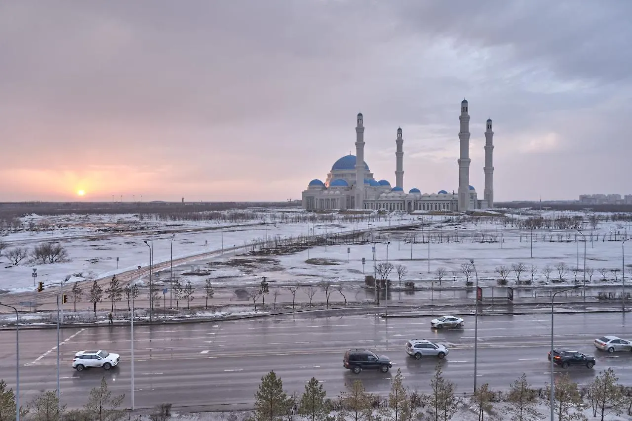 Однокомнатная С Видом На Мечеть В Жк Аман Apartment Nur-Sultan